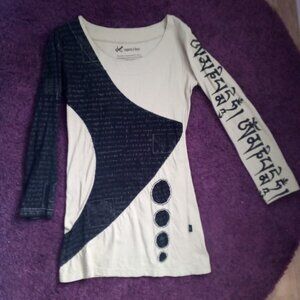 Organic Cotton Sanskrit Long sleve Shirt